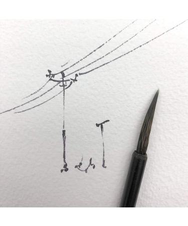 Watercolor Rat Liner Brush - Fine Point Detailing Tool for Precise Lines and Intricate Designs - Buy Online on GoSupps.com