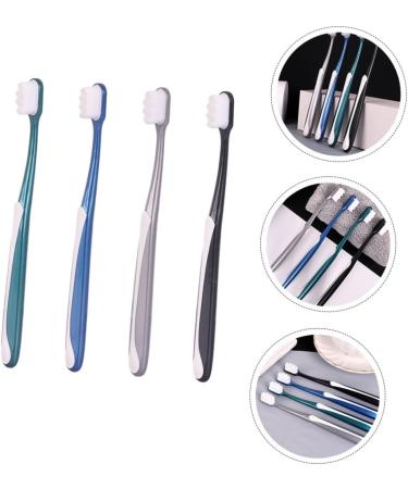 Partykindom 4-Pack Soft Toothbrushes for Adults | Premium Dental Care Tools | Elasticity Cleaning Brush for Optimal Oral Hygiene - Buy Online on GoSupps.com