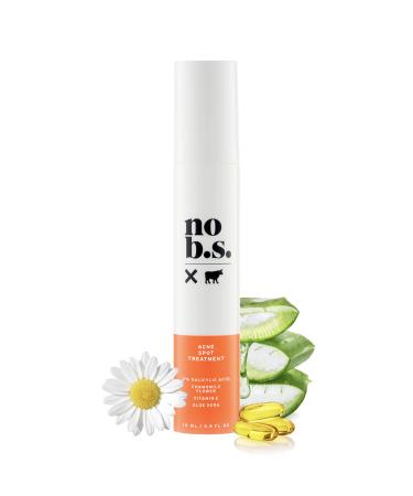 No Bad Stuff - Acne Spot Treatment - Acne Control with 2% Salicylic Acid, Fades Blemishes, with Chamomile, Aloe Vera & Vitamin E (0.5 oz)