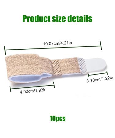 10Pcs Soft Toe Splints for Hammer Toe Straightening - Pain Relief & Support - Adjustable Size - Ideal for Daily Wear & Exercise - Buy Online on GoSupps.com