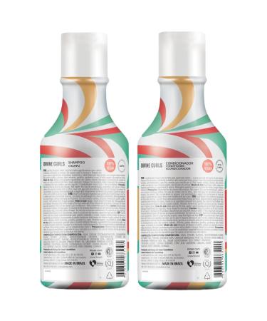 Duo Divine Curls Hair Care Set - Curly Hair Shampoo & Conditioner 250ml x 2 | Inoar - Best for Curly Hair Care - Buy Online on GoSupps.com