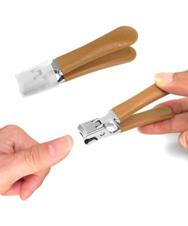 SG Nekoo Nail Clippers - Ultra Sharp Curved Cutter for Thick Nails - Splash Proof Trimmer for Adults, Men, Women, Seniors (Mid-Orange) - Buy Online on GoSupps.com