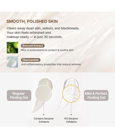 PRIMERA (PRMR) Mild Peeling Gel | Korean Gentle Exfoliating Gel Cleanser for Sensitive Skin Daily Pore Care & Smooth Skin Gommage Soft Peeling Exfoliator for Face & Body 100ml / 3.38 fl oz - Buy Online on GoSupps.com