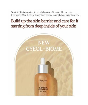 Elishacoy | Kombucha Gyeol-Biome Ampoule 50 ml / 1.69 fl oz Fermented Kombucha 506-Hour Extract, Radiance & Barrier Repair Serum-Ampoule, Vegan Skincare - Buy Online on GoSupps.com