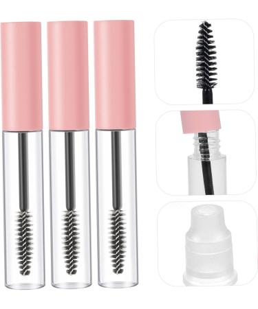 PLAFOPE 50 Pcs Mascara Empty Tube Mini Lipstick Mini Mascara Tubes for Castor Oil Clear Wand Plastic Pink - Buy Online on GoSupps.com
