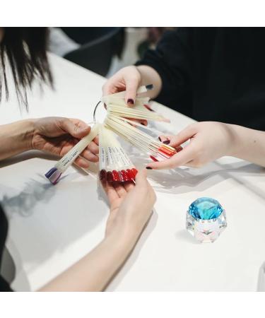 FRCOLOR 1Pc nail art crystal cup dappen dish with lid diamond dappen dish monomer cups for acrylic nails crystal nail cup Crystal Dappen Dish cups glass manicure White crystal small plate 5.5x5.5cm Blue - Buy Online on GoSupps.com