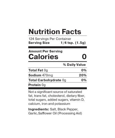 Livia's Seasoning - Kosher Salt, Black Pepper, Garlic Spice Blend - 24oz Jar - Buy Online on GoSupps.com