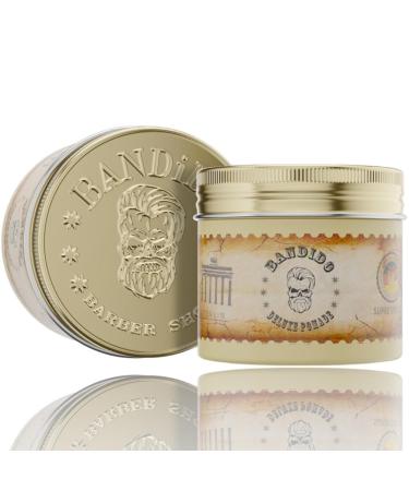 Bandido Deluxe Pomade - Cire coiffante pour homme - 125 ml - Tenue forte - base d'eau - Beau parfum - Brillance - Wet Look Designs