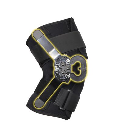 Buy Brace Direct Internal Deluxe Hinged Knee Brace - Adjustable Compression Wrap & Open Patella for Knee Pain Relief | Supports Meniscus Tears Arthritis ACL PCL & MCL - XL Size Available - Buy Online on GoSupps.com