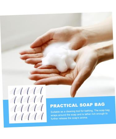 CANIGHT 20pcs Foaming Net Foaming Net Mesh Soap Saver Bag Soap Storage Bags Travel Soap Mesh Soap Bag Nylon - Buy Online on GoSupps.com