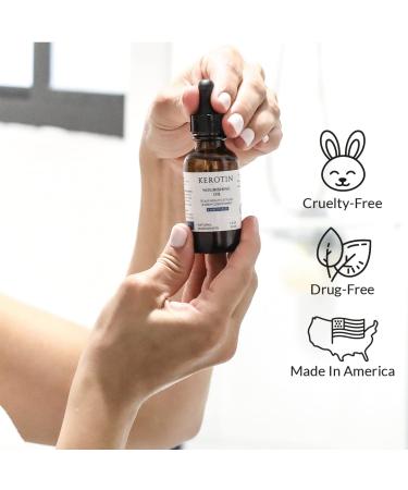 Nourishing Hair Oil with 9 Organic Oils & Argan Oil - Repairs Damage, Controls Frizz, Eliminates Split Ends, Smoothens Skin - Stimulates Hair Growth | Sulfate & Silicone Free - Unscented - Buy Online on GoSupps.com