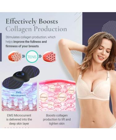 Wireless Electric Breast Massager Chest Enhancement Instrument USB Rechargeable Prevent The Chest Sagging Fit The Chest Line (2pcs) - Buy Online on GoSupps.com