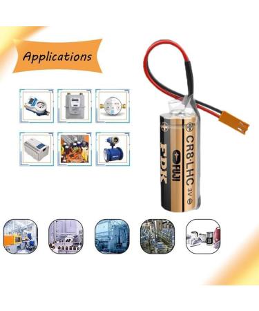Pack of 25 CR8.LHC 3V 2600mAh 17450 Batteries - Replacement for Fuji FDK CR8-LHC | Memory Backup for Water Meters - Buy Online on GoSupps.com