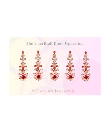 Indian Premium Maroon Fashion Bindi Women Forehead Stickers - Bridal Dot Design - Buy Online on GoSupps.com