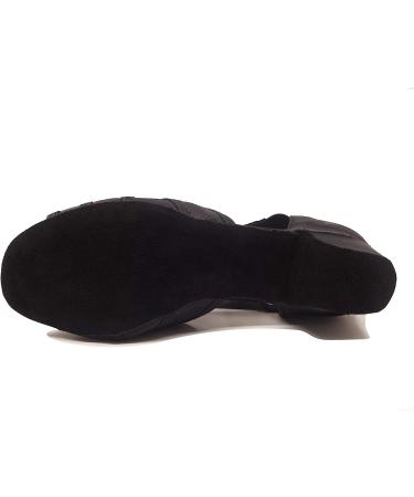 Black Low Heel Women's Ballroom Dance Shoes - 1.5in Heels YT04 Size 8 - Buy Online on GoSupps.com
