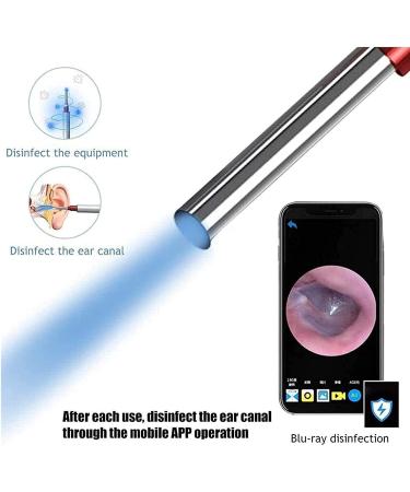 SMSOM Ear Wax Removal Tool Earwax Removal Camera 1080P HD Wireless Ear Endoscope Wax Removal with 6 LED Lights Otoscope Ear Wax Removal Compatible with Smart Phones (Black) - Buy Online on GoSupps.com