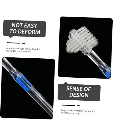 Healeved 15 STK Double-Sided Toothbrush for Dentures - Effective Care Cleaning Brush for False Teeth & Prosthesis - Buy Online on GoSupps.com