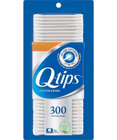 Q-tips Cotton Swabs 300 Count (Pack of 2) - Double Pack for Gentle Ear Cleaning - Buy Online on GoSupps.com