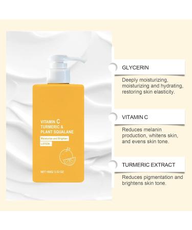VKaoess Turmeric Vitamin C Body Lotion Brightening and Firming Moisturizer for Face and Body Helps Even Out Skin and Remove the Appearance of Skin 5 Bottles - Buy Online on GoSupps.com