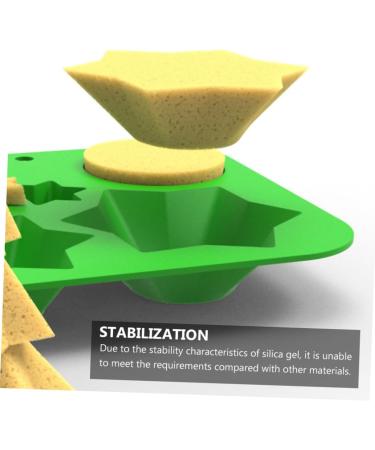 Cabilock Candy Chocolate 2pcs Biscuit Mold Silicone Molds Silicone Cake Baking DIY Mold Simple Mold Grill Plate Epoxy Resin - Buy Online on GoSupps.com