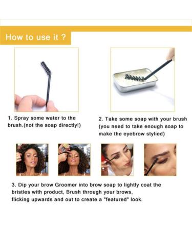 Long-Lasting Waterproof Eyebrow Styling Soap for Brushed-Up Brows - Pretty & Comy - Buy Online on GoSupps.com