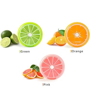 Weekly Pill Box - Cute Round Travel Organizer with 7 Compartments (Pack of 3) Perfect for International Use - Buy Online on GoSupps.com