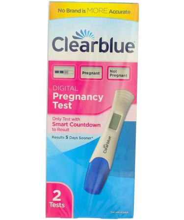Clearblue Digital Pregnancy Test 2-Pack - Fast & Accurate Results - Buy Online on GoSupps.com