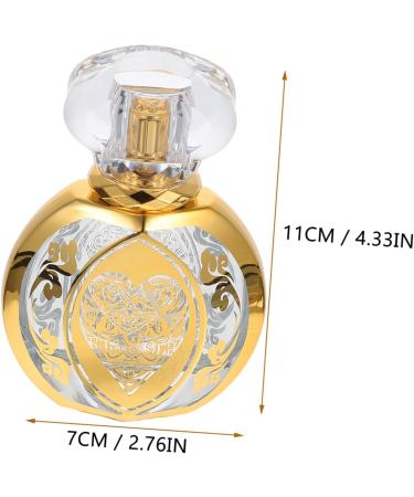 MAGICLULU Perfume Bottle Glass Perfume Clear Container Glass Container Perfume Crystal Decor Small Perfume Spray Bottle Refillable Atomizers Bottle Empty Filling Travel Essential Oil - Buy Online on GoSupps.com