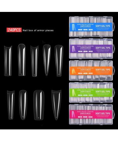 Fanao 240 Pieces Super Long Lace Nail Stickers Suitable for Holiday Dancing to Make You More Beautiful - Buy Online on GoSupps.com