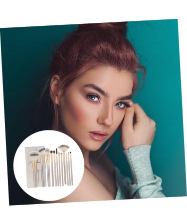 Housoutil 1 Set Set Makeup Brush Set Powder Brush Wood Handle Brush Nylon Brush Eyebrow Comb Eyebrow Brush Foundation Aluminum Tube Wooden Handle Brush Travel Major White 14.5X0.5cm White - Buy Online on GoSupps.com