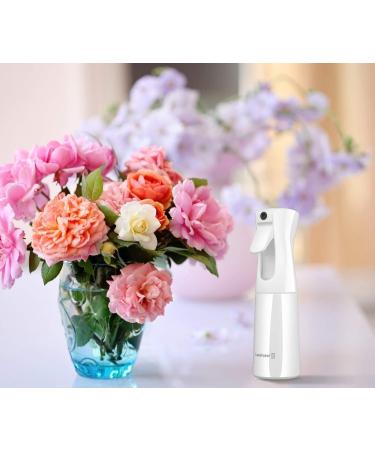 LSAIFATER 160ml Hair Spray Bottle - Continuous Water Mist for Hairstyles Plants & Cleaning (White) - Buy Online on GoSupps.com