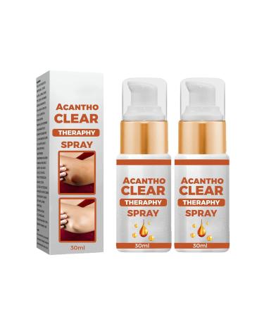 1/2/3Pcs GFOUK Acanthoclear Therapy Spray AcanthoGlow Therapy Spray Acanthosis Nigricans Therapy Spray Dark Spot Remover Lighten Body Black Skin Permanent Whitening (2pc)