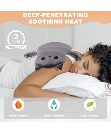 Moist Microwavable Heating Pad for Cramps Relief - Grey Cat - Buy Online on GoSupps.com
