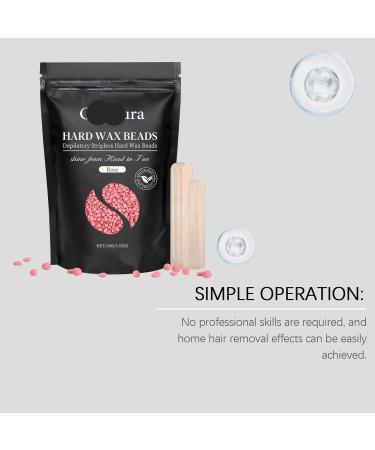 Cire D pilatoire En Grains - Formule Douce Et Efficace For Tous Types De Peau Peau Lisse Et Soyeuse Solution D' pilation Facile Utiliser For Le Visage Et Le Corps(Coconut 2PCS) - Buy Online on GoSupps.com