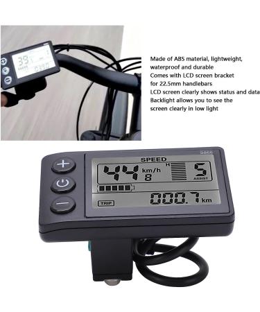 Alomejor S866 LCD Display - Large Screen LCD Display for Electric Bicycle (24V 36V 48V) with Waterproof Plug - Buy Online on GoSupps.com