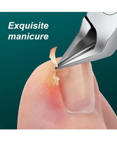 Multifunctional Toe For Thick Nails Ingrown Toenail Cuticle Nipper Trimmer Effective Cutter Tool Bright and White - Buy Online on GoSupps.com