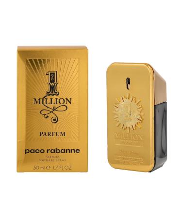 Paco Rabanne 1 Million Parfum Men Parfum Spray 1.7 oz 1.7 Fl Oz (Pack of 1) Modern