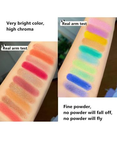 Timipoo Double Color Eye Shadow Palette - High Pigment Matte, Shimmer, and Metal Shades - Waterproof and Durable Formula - Plum Red Shades - Buy Online on GoSupps.com