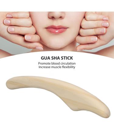 Buy Gua Sha Stick - Small Wooden Facial Scraper for Muscle Relaxation & Beauty Salon Massager - International Shipping Available - Buy Online on GoSupps.com