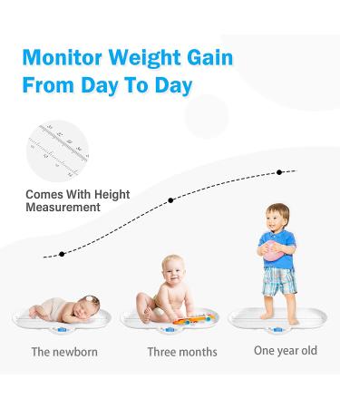 Accurate Baby & Pet Scale - Digital Weighing Scale for Infants, Toddlers & Animals with Hold Function | Precise آ±0.1oz - Buy Online on GoSupps.com
