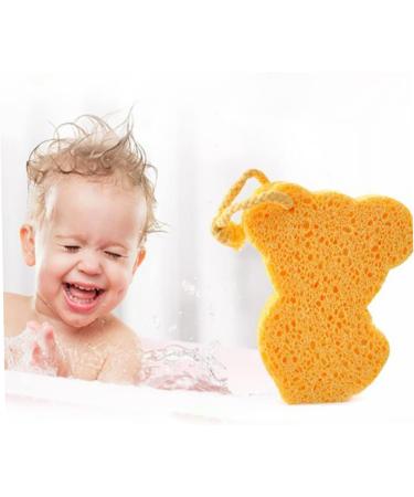 1pc Shower Wipe Cartoon Animal Bear Sponge Foam Rub Shower Sponge Infant Bathing Brush Foam Sponge Sponges Bath Sponge Cartoon Shower Sponge Baby Soothing Scrubber Wood Pulp Fiber - Buy Online on GoSupps.com