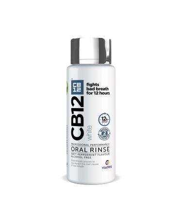 CB12 White Mouthwash Whiter Teeth After 2 Weeks Pleasant Breath For 12 Hours 250 ml 250 ml (Pack of 1) Single
