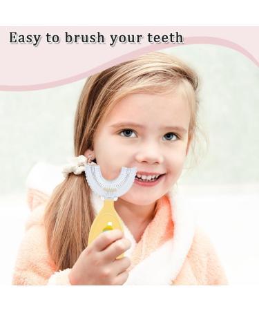 Buy Kids U Shaped Toothbrush - Cute Silicone 360 Oral Care for Children | Best U Shape Manual Toothbrush - Buy Online on GoSupps.com