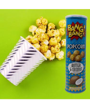 Air-Popped Popcorn 85g | Pack of 3 - Variety Flavours - Snacks with Non-GMO Popcorn Kernels Gluten-Free High Fibre Oil-Free (Butter & Coconut) - Buy Online on GoSupps.com