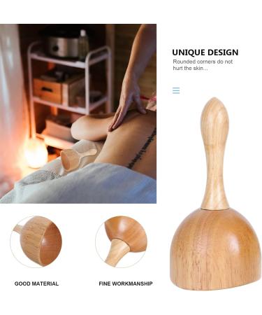 Wooden Massage Cup for Neck & Back | Chinese Gua Sha Tool for Muscle Tension Relief - Buy Online on GoSupps.com