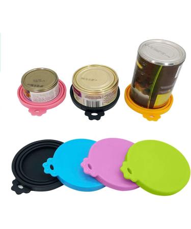 IVIA PET Food Can Lids - BPA Free Silicone Covers for Dog and Cat Food - 6 Pack (Multicolor) - Buy Online on GoSupps.com