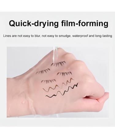 Lower Lash Stamp Eyeliner Stamps Tool for Lower Eyelash Silicone Eyelash Stamp Lower Eyelash Stamps Tool Lower Lash Stamp with Ink (Black) - Buy Online on GoSupps.com