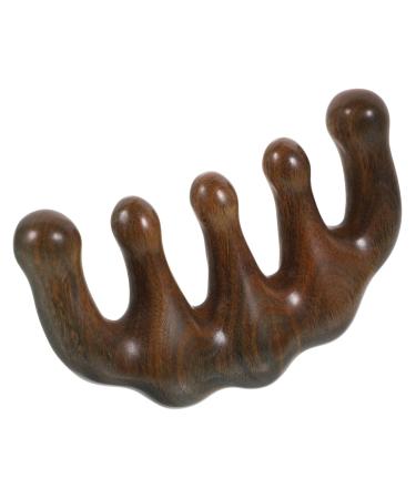 Hapinary massage tools sandalwood comb massager wood gua Sha hair comb massage comb chinese combs peeling for the scalp gua-sha-comb large teeth handy