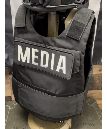2 Pack Media Patch Set - 4x10 and 2x4 Embroidered with Hook and Loop - Buy Online on GoSupps.com