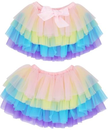 PHOGARY Baby Girls Tutu Skirt with Diaper Cover and Flower Headband - Birthday Outfit for Infant Toddler - Buy Online on GoSupps.com